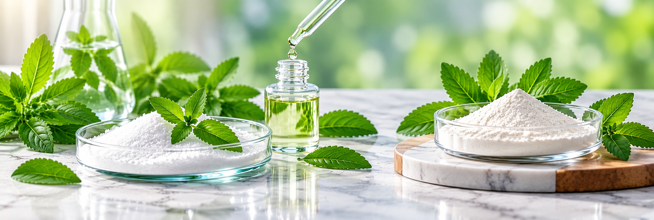 Botanical Stevia Extract Still Life