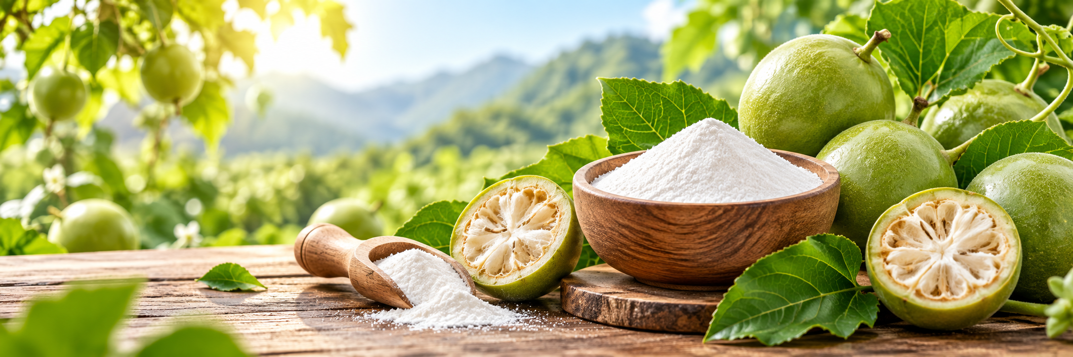 Luo Han Guo Harvest with White Sweetener